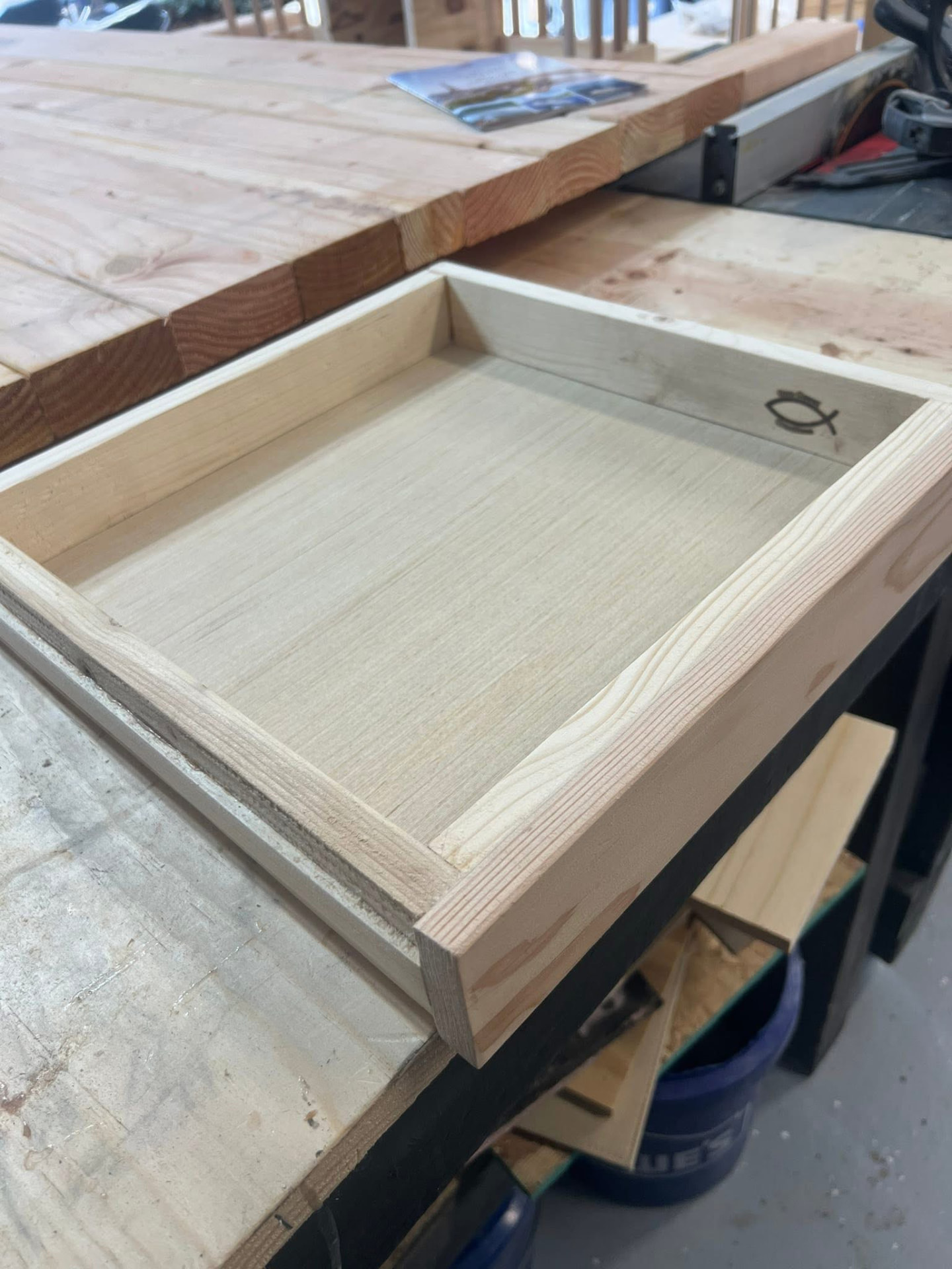 Branded Pine Serving Tray