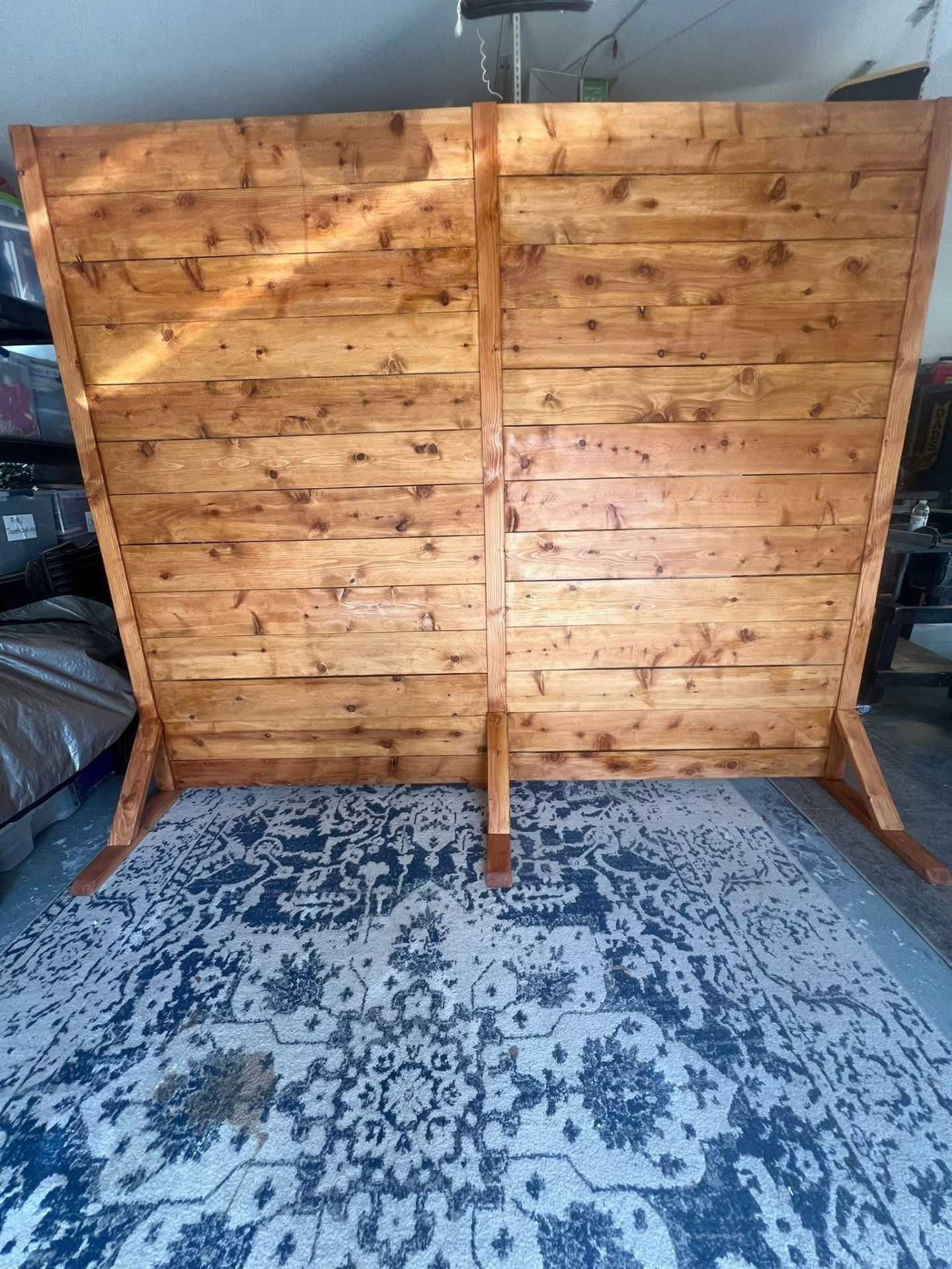 Slatted Wood Backdrop