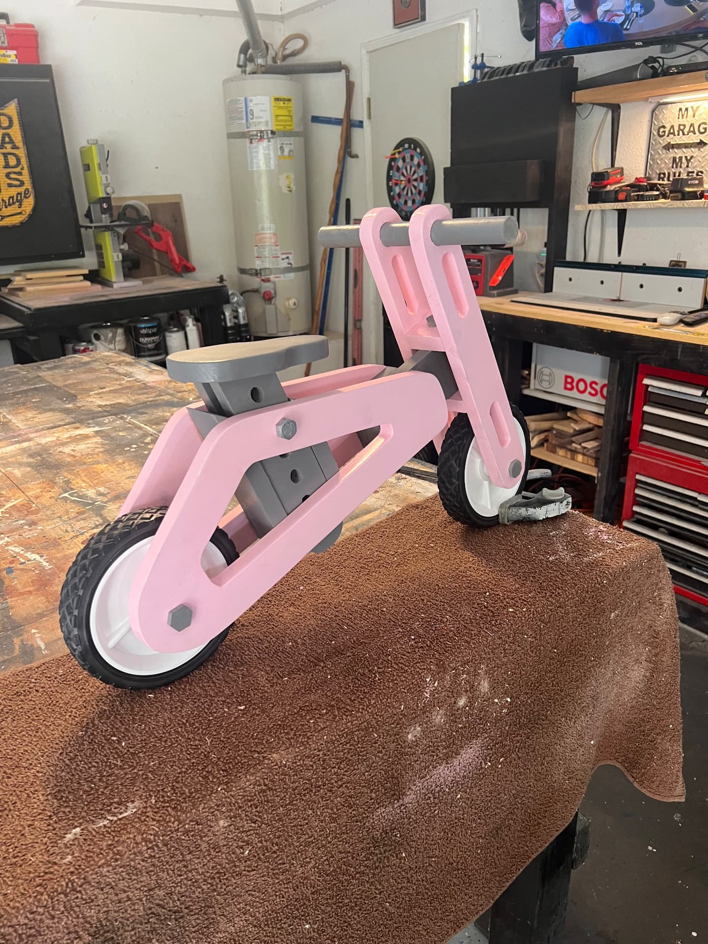 Kids Wood Balance Bike